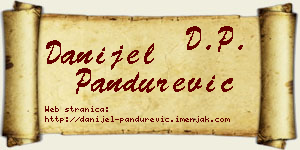 Danijel Pandurević vizit kartica